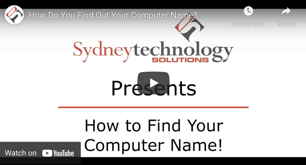 How to Check the Name of Your Computer?